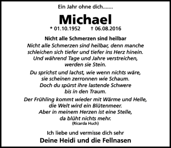 Traueranzeige von Michael  von HAZ/NP