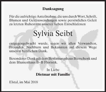Traueranzeige von Sylvia Seibt von Märkischen Allgemeine Zeitung