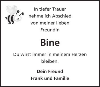 Traueranzeige von Sabine Treptow von Lübecker Nachrichten