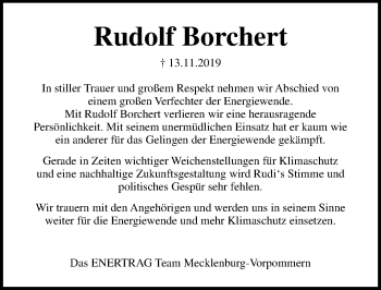 Traueranzeigen Von Rudolf Borchert | Trauer-anzeigen.de