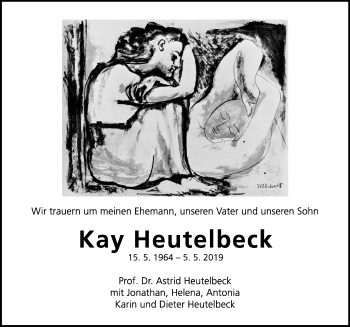 Traueranzeige von Kay Heutelbeck von Hannoversche Allgemeine Zeitung/Neue Presse