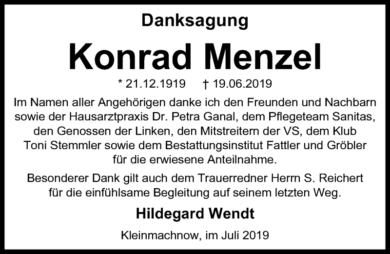 konrad menzel