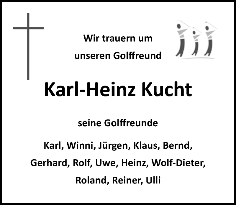  Traueranzeige für Karl-Heinz Kucht vom 03.10.2020 aus Lübecker Nachrichten
