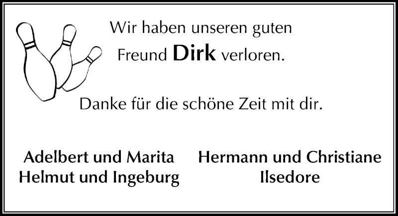  Traueranzeige für Dirk Dobrick vom 22.06.2020 aus Peiner Allgemeine Zeitung