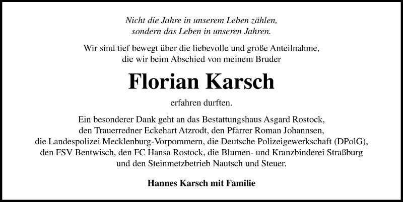 Florian Karsch Rostock