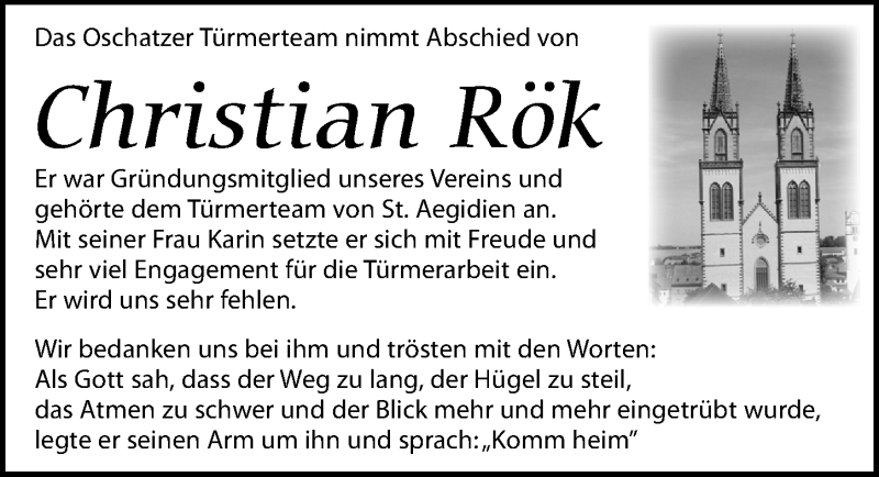  Traueranzeige für Christian Rök vom 30.01.2021 aus Leipziger Volkszeitung
