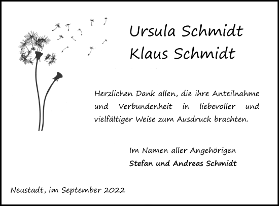 Traueranzeige von Klaus Schmidt von Hannoversche Allgemeine Zeitung/Neue Presse