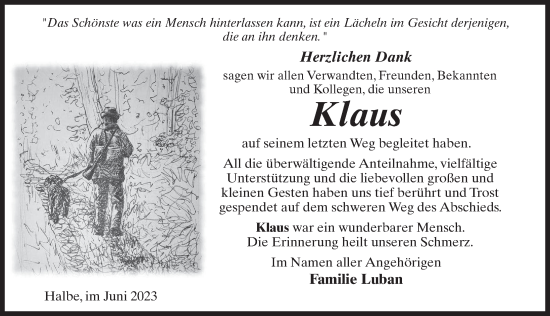 Traueranzeige von Klaus  von Märkischen Allgemeine Zeitung