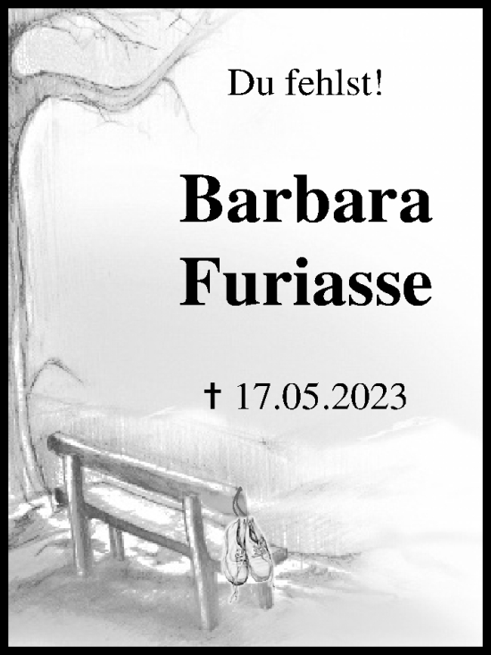 Traueranzeige von Barbara Furiasse von Lübecker Nachrichten