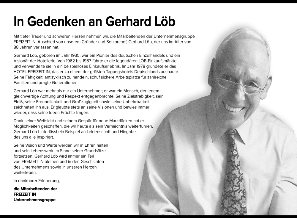  Traueranzeige für Gerhard Löb vom 11.05.2024 aus Göttinger Tageblatt