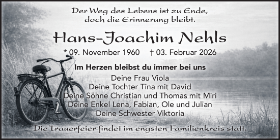Traueranzeige von Hans-Joachim Nehls von Torgauer Zeitung